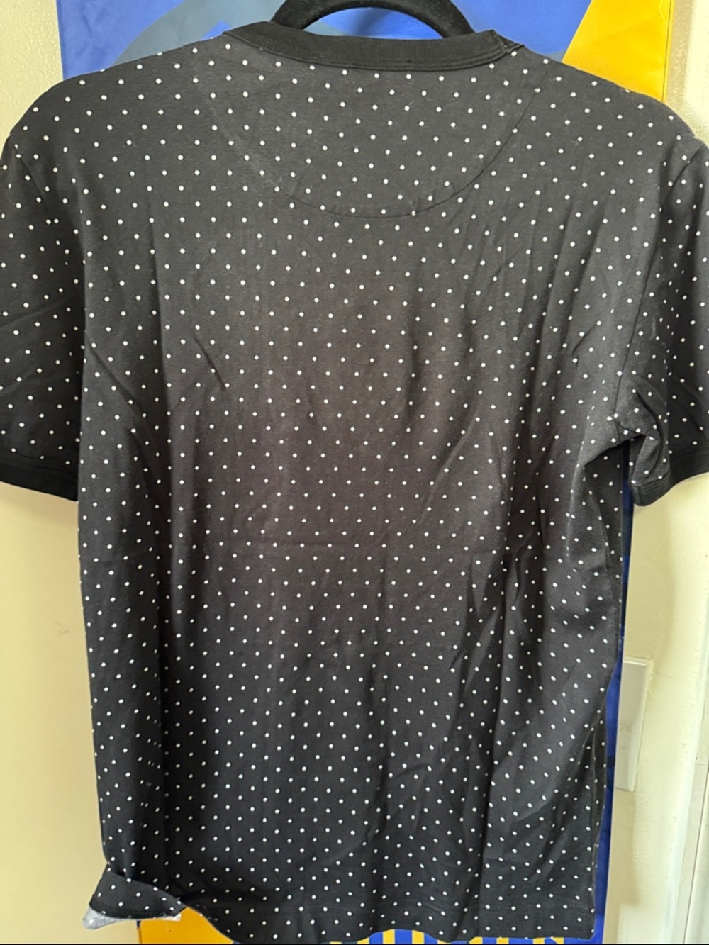 Dolce & Gabbana Black Polka Dot #dgfamily Embroidered Tee - Picture 6 of 6